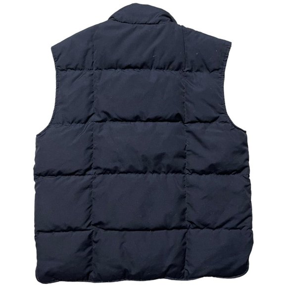 Vintage Outpost Blue & Tan Thick Puffer Vest - Picture 2 of 4